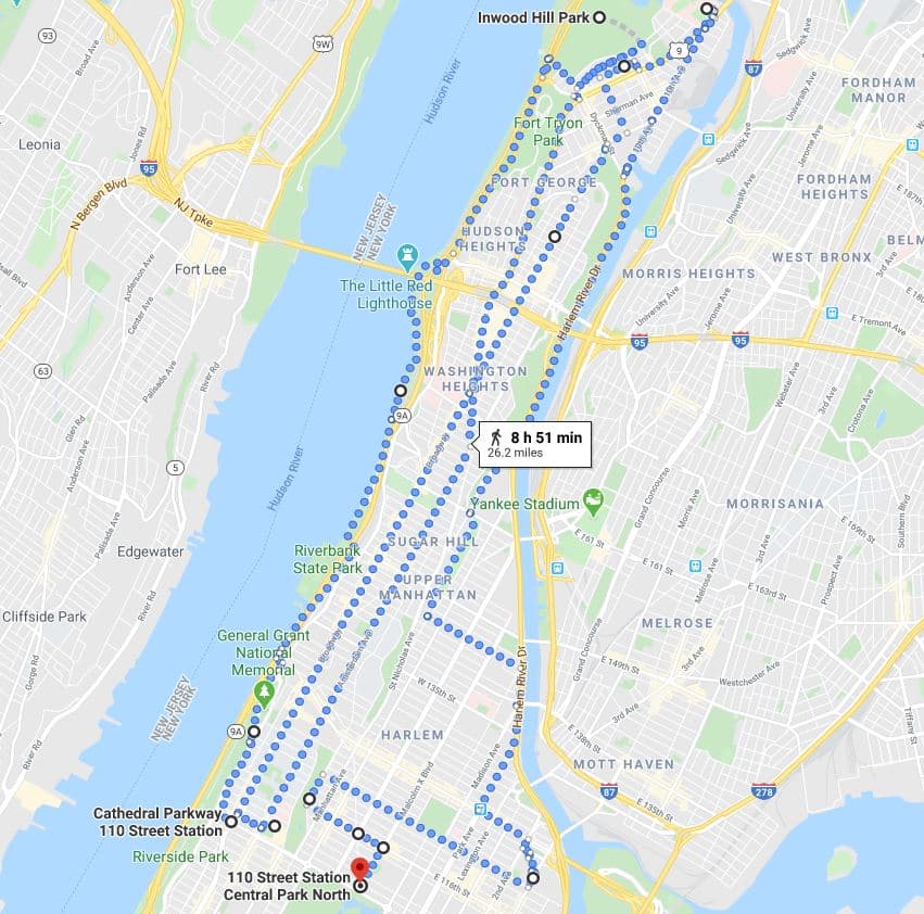 Week 10 Walk Route