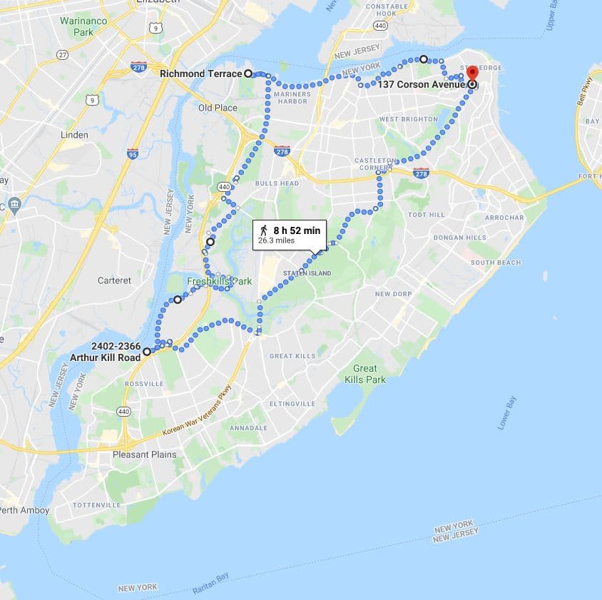 Week 11 Walk Route