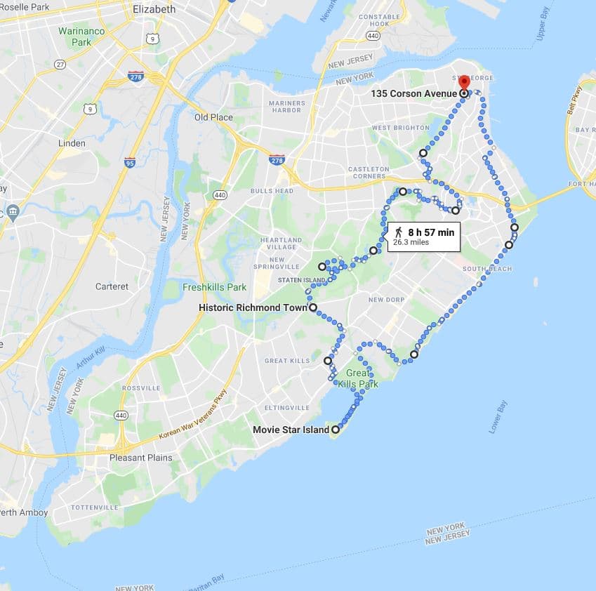 Week 12 Walk Route