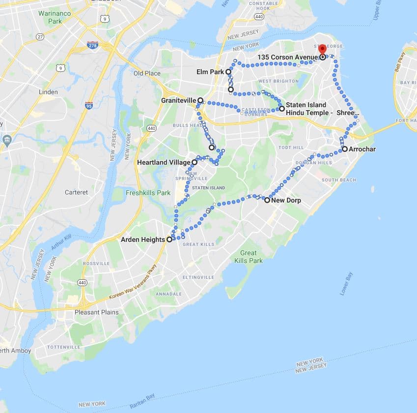 Week 13 Walk Route