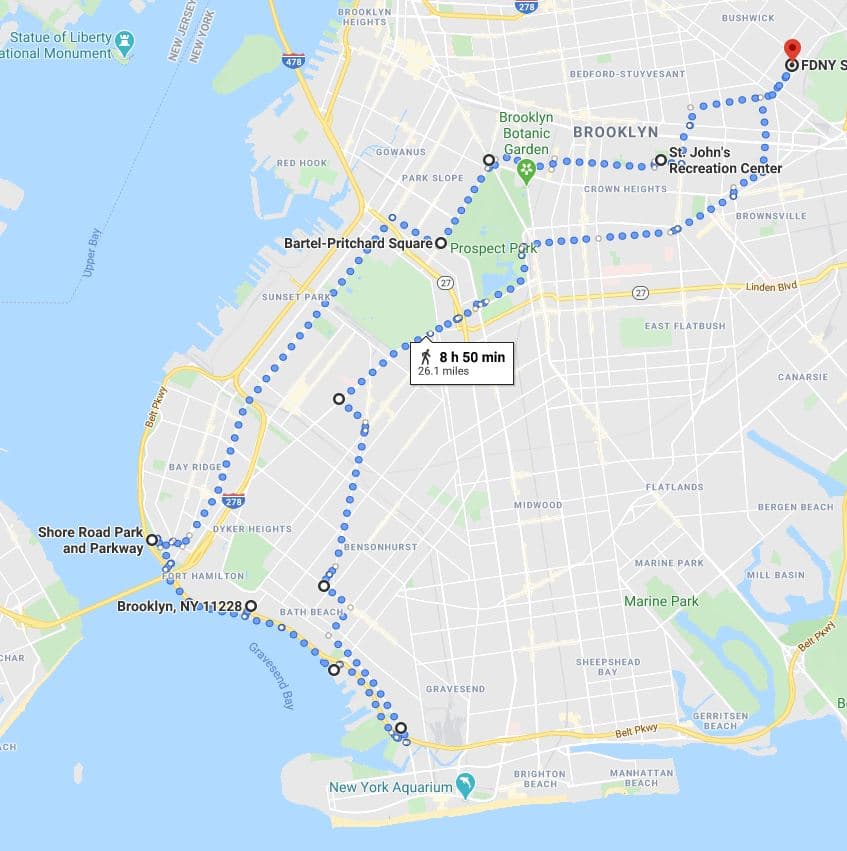 Week 17 Walk Route