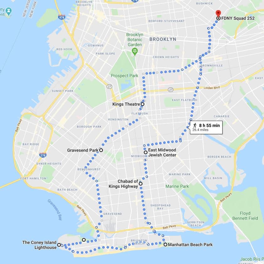 Week 18 Walk Route