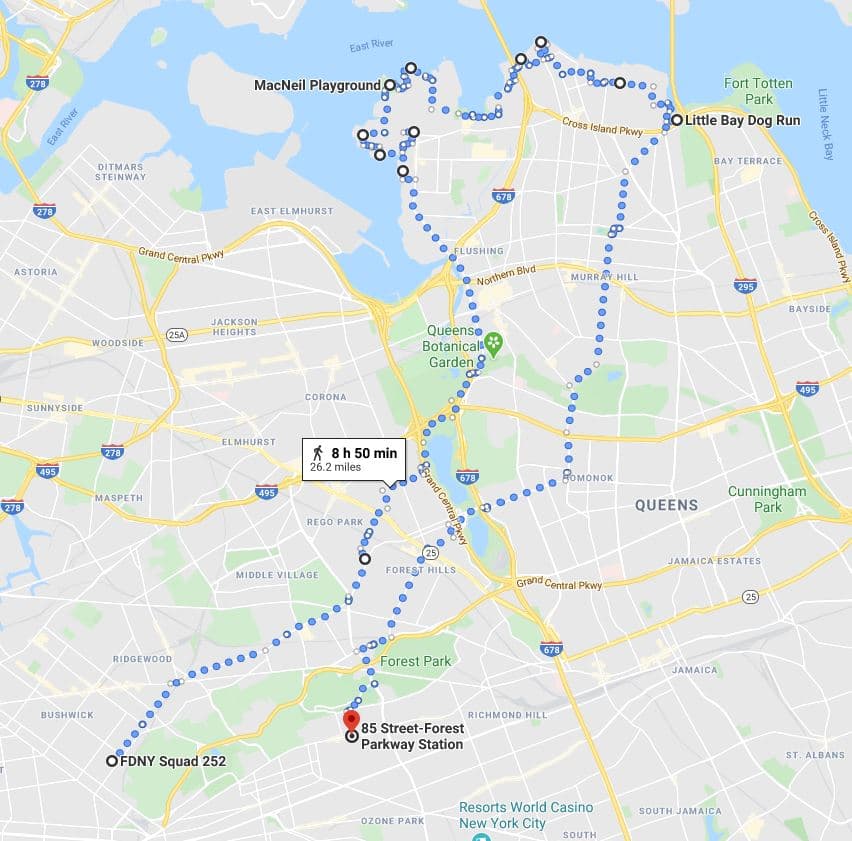 Week 23 Walk Route