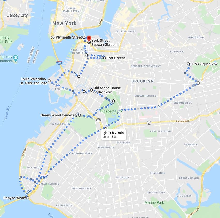 Week 30 Walk Route