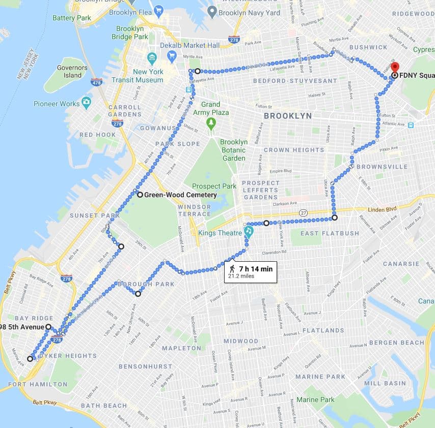Week 31 Walk Route