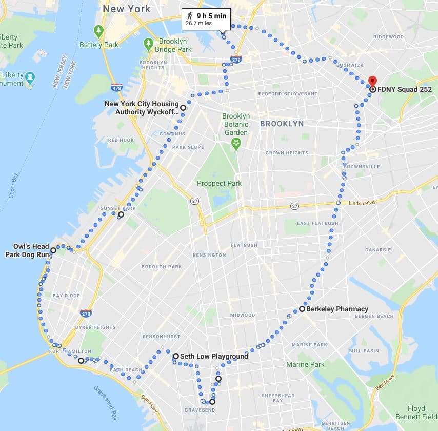 Week 32 Walk Route