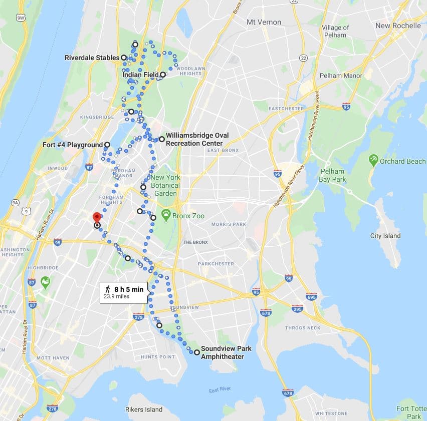 Week 42 Walk Route