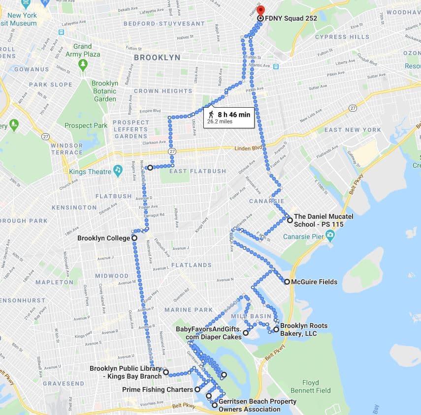 Week 48 Walk Route