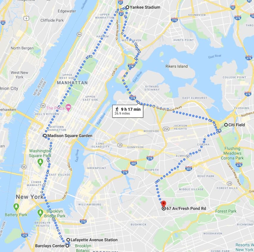 Week 50 Walk Route