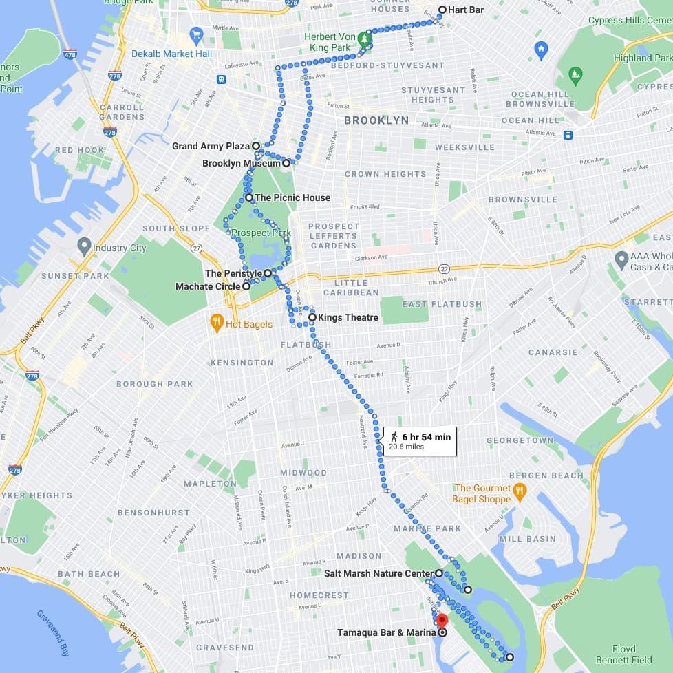 Week 52 Walk Route