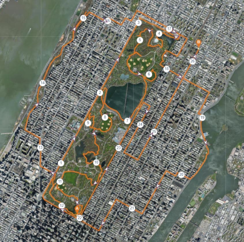 Week 8 Walk Route