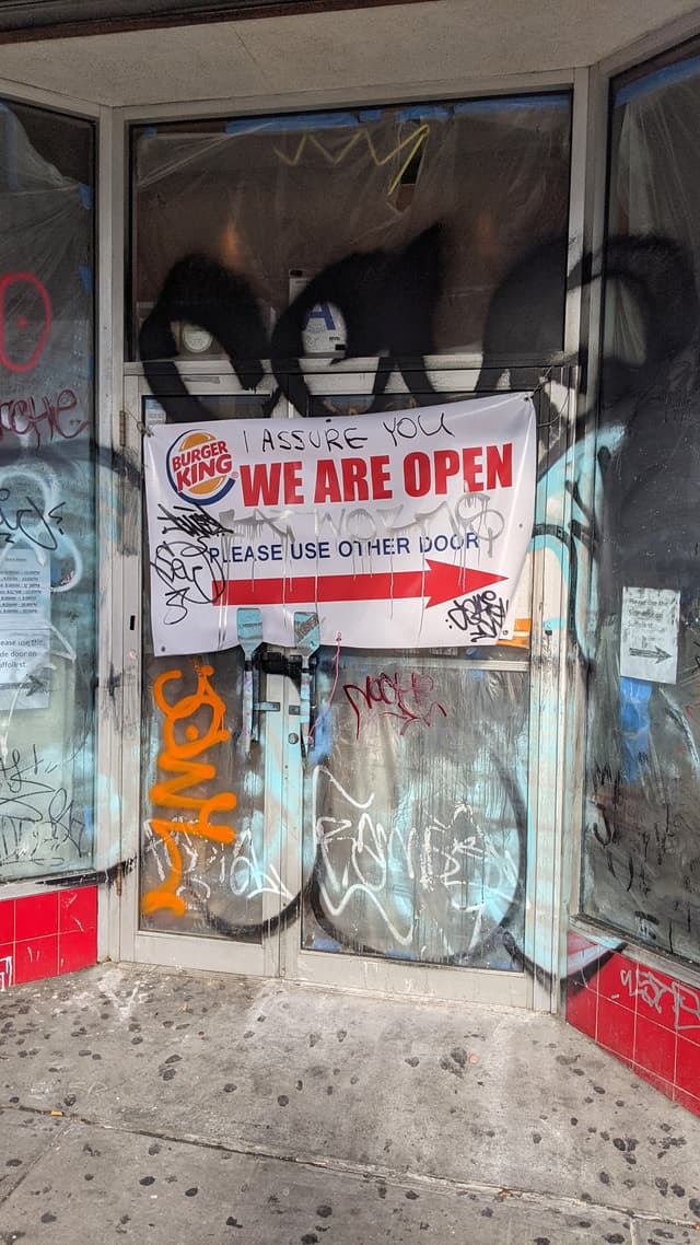 I Assure You We Are Open