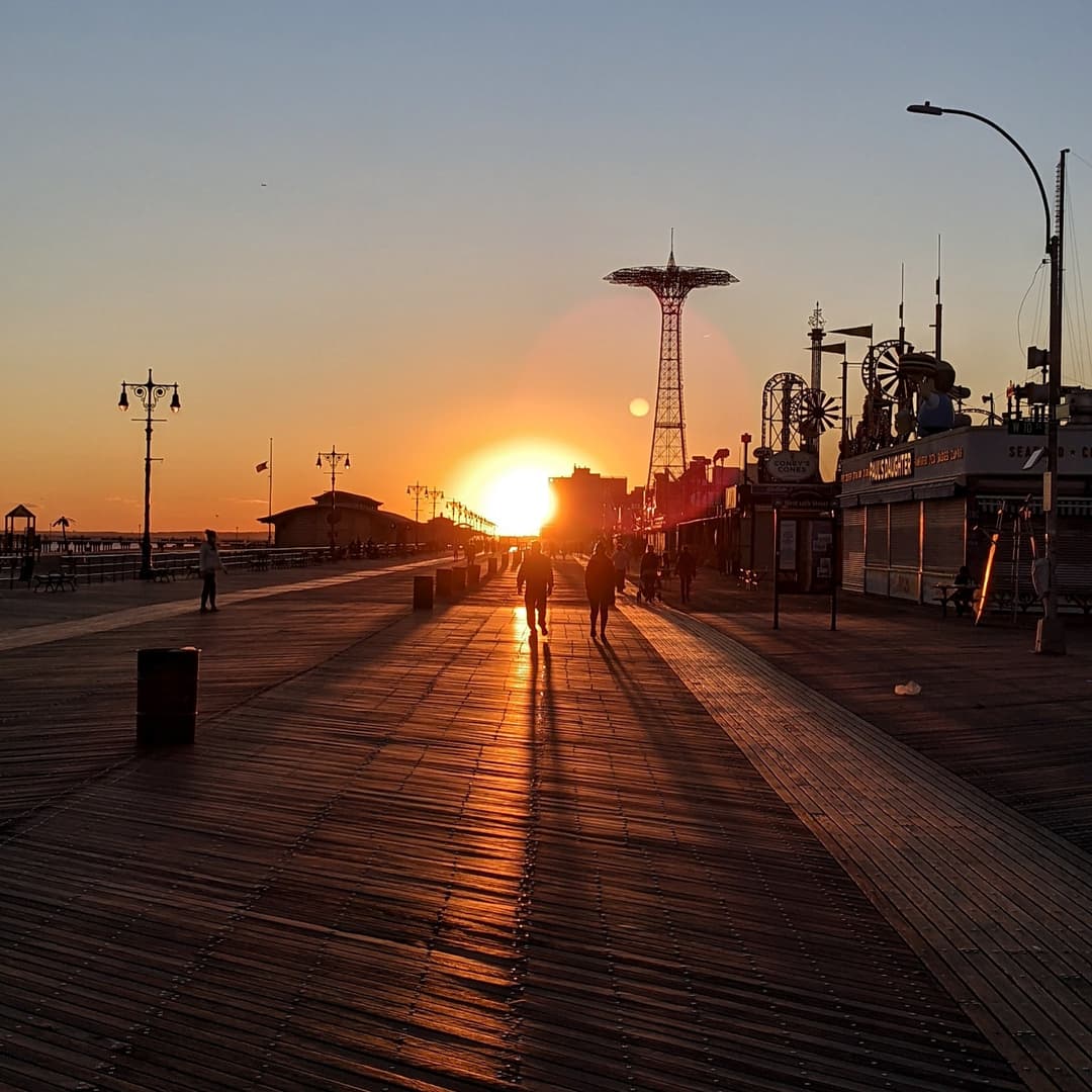 Coney Island Sunset
