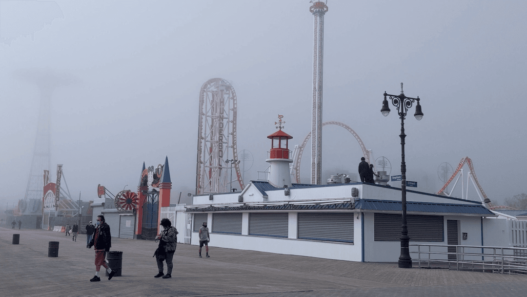 Foggy Coney Island