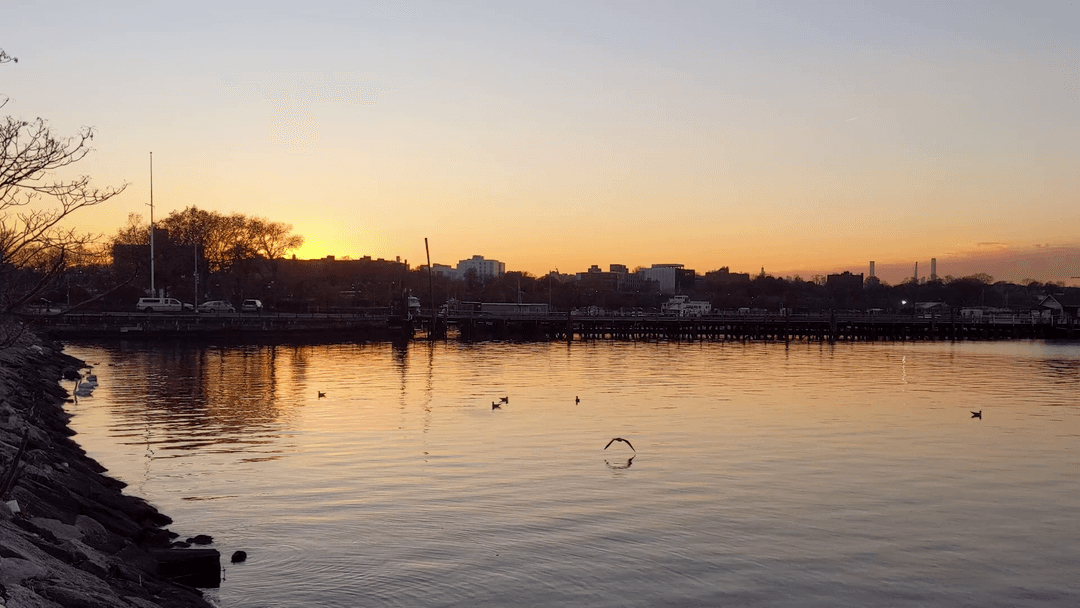 Sunset  Flushing Bay