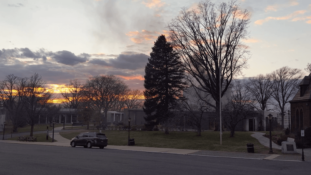 Cremation at Sunset