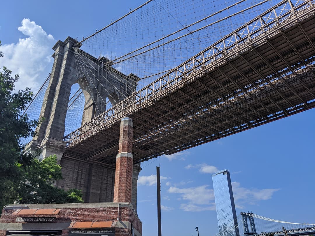 Below Brooklyn Bridge