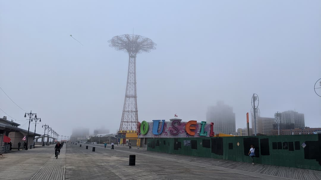 Foggy Coney Island